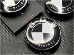 BMW Individual Logo Amblem Jant Göbeği Individual Göbek Kapak Seti BMW Individual Logo Amblem Jant Göbeği Individual Göbek Kapak Seti