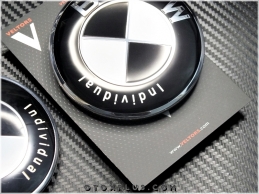 BMW Individual Ön Kaput Arka Bagaj Logo Amblem Seti BMW Individual Ön Kaput Arka Bagaj Logo Amblem Seti