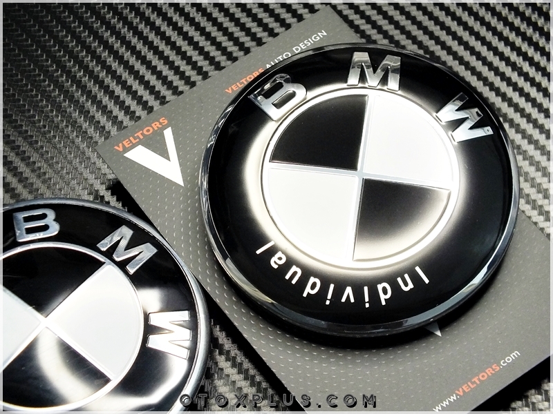 BMW Individual Ön Kaput Arka Bagaj Logo Amblem Seti BMW Individual Ön Kaput Arka Bagaj Logo Amblem Seti