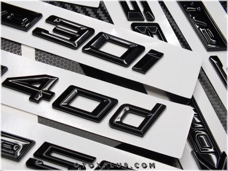 BMW Black / Siyah X Drive Yan Çamurluk X Drive Kapı Logo Amblem Seti