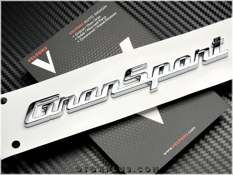 Maserati GranSport Yan Yazı GranSport Logo Amblem Maserati GranSport Yan Yazı GranSport Logo Amblem