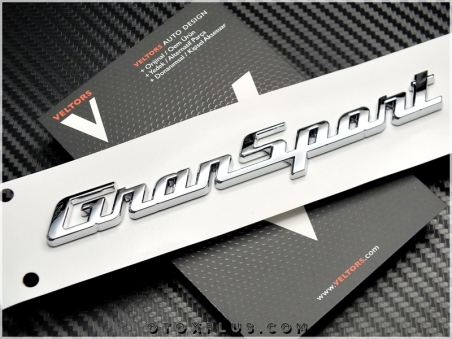 Maserati GranSport Yan Yazı GranSport Logo Amblem