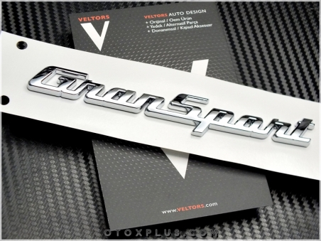 Maserati GranSport Yan Yazı GranSport Logo Amblem