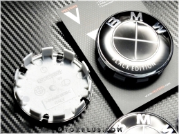 BMW Black Edition Logo Amblem Jant Göbeği Göbek Kapak Seti