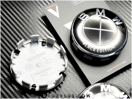 BMW Black Edition Logo Amblem Jant Göbeği Göbek Kapak Seti
