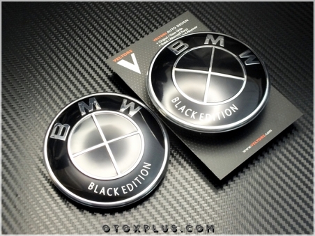 BMW Black Edition Kaput Bagaj Logo Amblem Seti