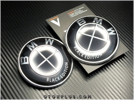 BMW Black Edition Kaput Bagaj Logo Amblem Seti