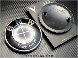 BMW Black Edition Kaput Bagaj Logo Amblem Seti BMW Black Edition Kaput Bagaj Logo Amblem Seti