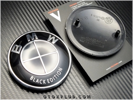BMW Black Edition Kaput Bagaj Logo Amblem Seti