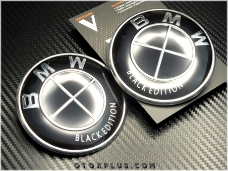 BMW Black Edition Kaput Bagaj Logo Amblem Seti