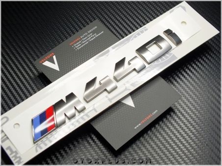 BMW Koyu Gri M 440i / M 440 i Bagaj Yazı Logo Amblem