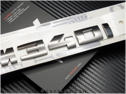 BMW Koyu Gri M 340i / M 340 i Bagaj Yazı Logo Amblem BMW Koyu Gri M 340i / M 340 i Bagaj Yazı Logo Amblem