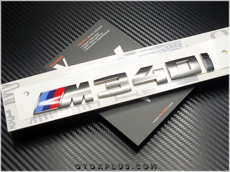 BMW Koyu Gri M 340i / M 340 i Bagaj Yazı Logo Amblem BMW Koyu Gri M 340i / M 340 i Bagaj Yazı Logo Amblem
