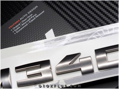 BMW Koyu Gri M 340i / M 340 i Bagaj Yazı Logo Amblem