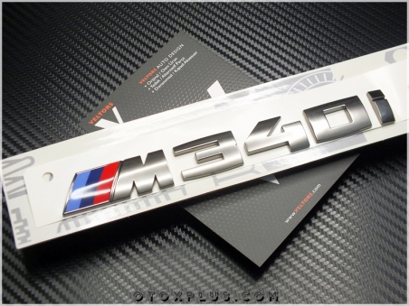 BMW Koyu Gri M 340i / M 340 i Bagaj Yazı Logo Amblem