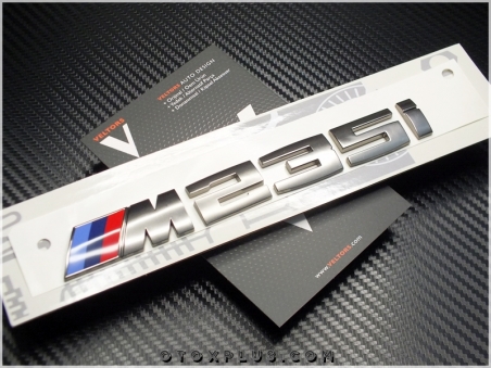 BMW Koyu Gri M 235i / M 235 i Bagaj Yazı Logo Amblem
