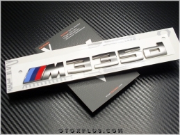 BMW Koyu Gri M 335d / M 335 d Bagaj Yazı Logo Amblem