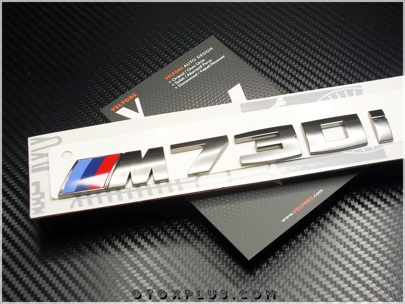 BMW Koyu Gri M 730i / M 730 i Bagaj Yazı Logo Amblem BMW Koyu Gri M 730i / M 730 i Bagaj Yazı Logo Amblem