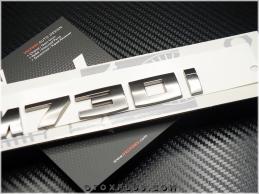 BMW Koyu Gri M 730i / M 730 i Bagaj Yazı Logo Amblem BMW Koyu Gri M 730i / M 730 i Bagaj Yazı Logo Amblem