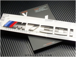 BMW Koyu Gri M 730i / M 730 i Bagaj Yazı Logo Amblem BMW Koyu Gri M 730i / M 730 i Bagaj Yazı Logo Amblem