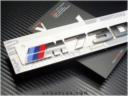BMW Koyu Gri M 730i / M 730 i Bagaj Yazı Logo Amblem BMW Koyu Gri M 730i / M 730 i Bagaj Yazı Logo Amblem