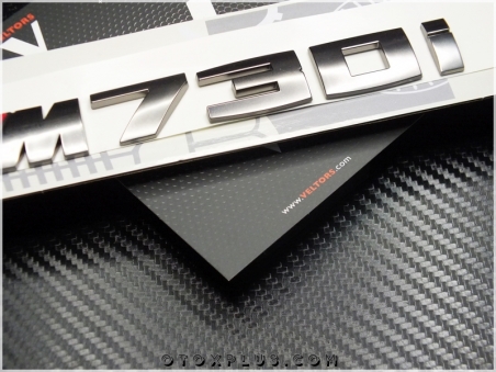 BMW Koyu Gri M 730i / M 730 i Bagaj Yazı Logo Amblem