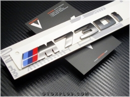 BMW Koyu Gri M 730i / M 730 i Bagaj Yazı Logo Amblem BMW Koyu Gri M 730i / M 730 i Bagaj Yazı Logo Amblem