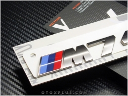 BMW Koyu Gri M 745i / M 745 i Bagaj Yazı Logo Amblem