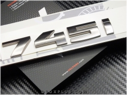 BMW Koyu Gri M 745i / M 745 i Bagaj Yazı Logo Amblem