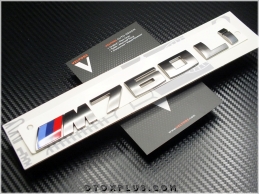 BMW Koyu Gri M 760 Li / M 760 Li Bagaj Yazı Logo Amblem
