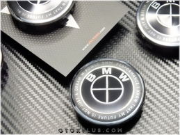 BMW Siyah 50. Yıl Jant Göbeği Jant BMW Göbek Kapak Seti BMW Siyah 50. Yıl Jant Göbeği Jant BMW Göbek Kapak Seti