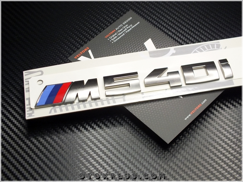 BMW Koyu Gri M 540i / M 540 i Bagaj Yazı Logo Amblem BMW Koyu Gri M 540i / M 540 i Bagaj Yazı Logo Amblem