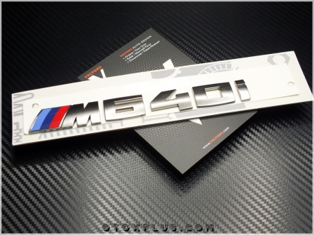 BMW Koyu Gri M 640i / M 640 i Bagaj Yazı Logo Amblem