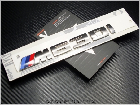 BMW Koyu Gri M 630i / M 630 i Bagaj Yazı Logo Amblem