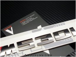 BMW Koyu Gri M 530 i / M 530i Bagaj Yazı Logo Amblem