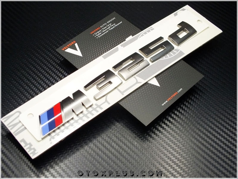 BMW Koyu Gri M 325d / M 325 d Bagaj Yazı Logo Amblem BMW Koyu Gri M 325d / M 325 d Bagaj Yazı Logo Amblem