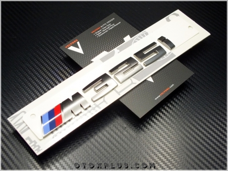 BMW Koyu Gri M 325i / M 325 i Bagaj Yazı Logo Amblem