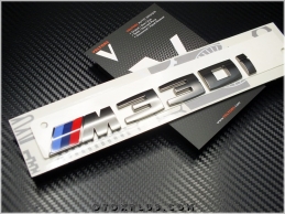 BMW Koyu Gri M 330i / M 330 i Bagaj Yazı Logo Amblem BMW Koyu Gri M 330i / M 330 i Bagaj Yazı Logo Amblem