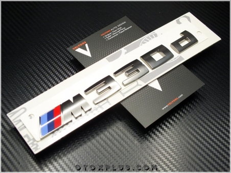 BMW Koyu Gri M 330d / M 330 d Bagaj Yazı Logo Amblem
