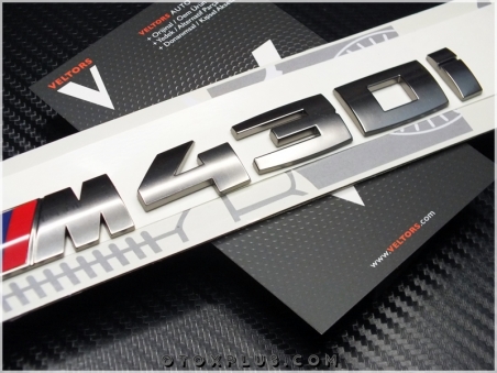 BMW Koyu Gri M 430i / M 430 i Bagaj Yazı Logo Amblem