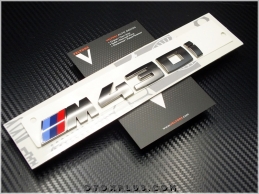 BMW Koyu Gri M 430i / M 430 i Bagaj Yazı Logo Amblem