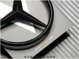 Mercedes Black / Siyah W213 E Class Bagaj Yıldız Logo Amblem