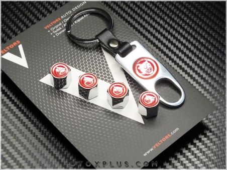 Jaguar Logo Amblem Anahtarlık Sibop Kapak Seti