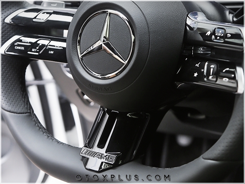 Mercedes AMG Direksiyon Köprü Yazı Logo Amblem Mercedes AMG Direksiyon Köprü Yazı Logo Amblem