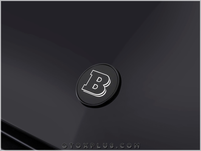 Mercedes BRABUS Kaput Logo BRABUS Logo Amblem Mercedes BRABUS Kaput Logo BRABUS Logo Amblem