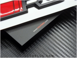 Skoda Black / Siyah RS VRS Bagaj Yazı Logo Amblem