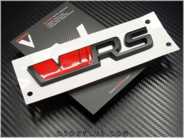 Skoda Black / Siyah RS VRS Bagaj Yazı Logo Amblem