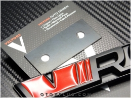 Skoda Black / Siyah RS VRS Ön Izgara Logo Amblem Seti
