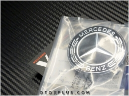 Mercedes Black / Siyah Kaput Yıldız Logo Amblem Mercedes Black / Siyah Kaput Yıldız Logo Amblem