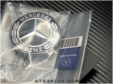 Mercedes Black / Siyah Kaput Yıldız Logo Amblem
